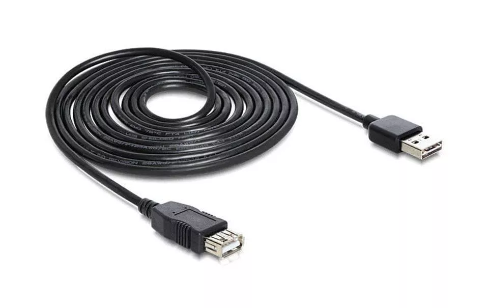 Câble de prolongation USB 2.0 EASY-USB USB A - USB A 1 m