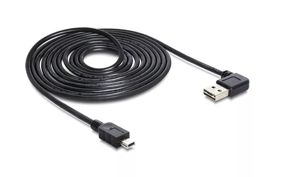 USB 2.0-Kabel EASY-USB USB A - Mini-USB B 5 m