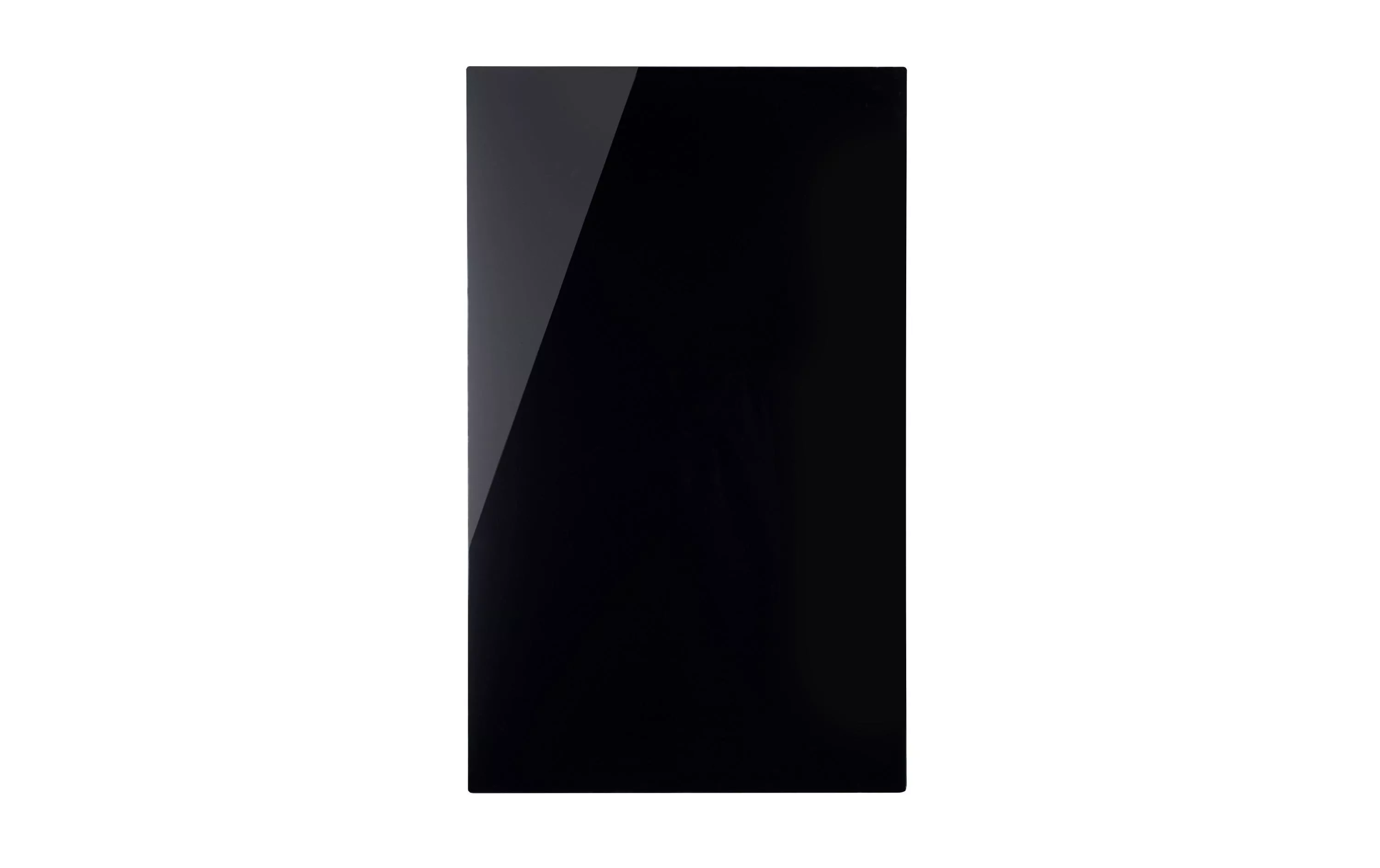 Tableau en verre magnétique 48 cm x 78 cm, Noir