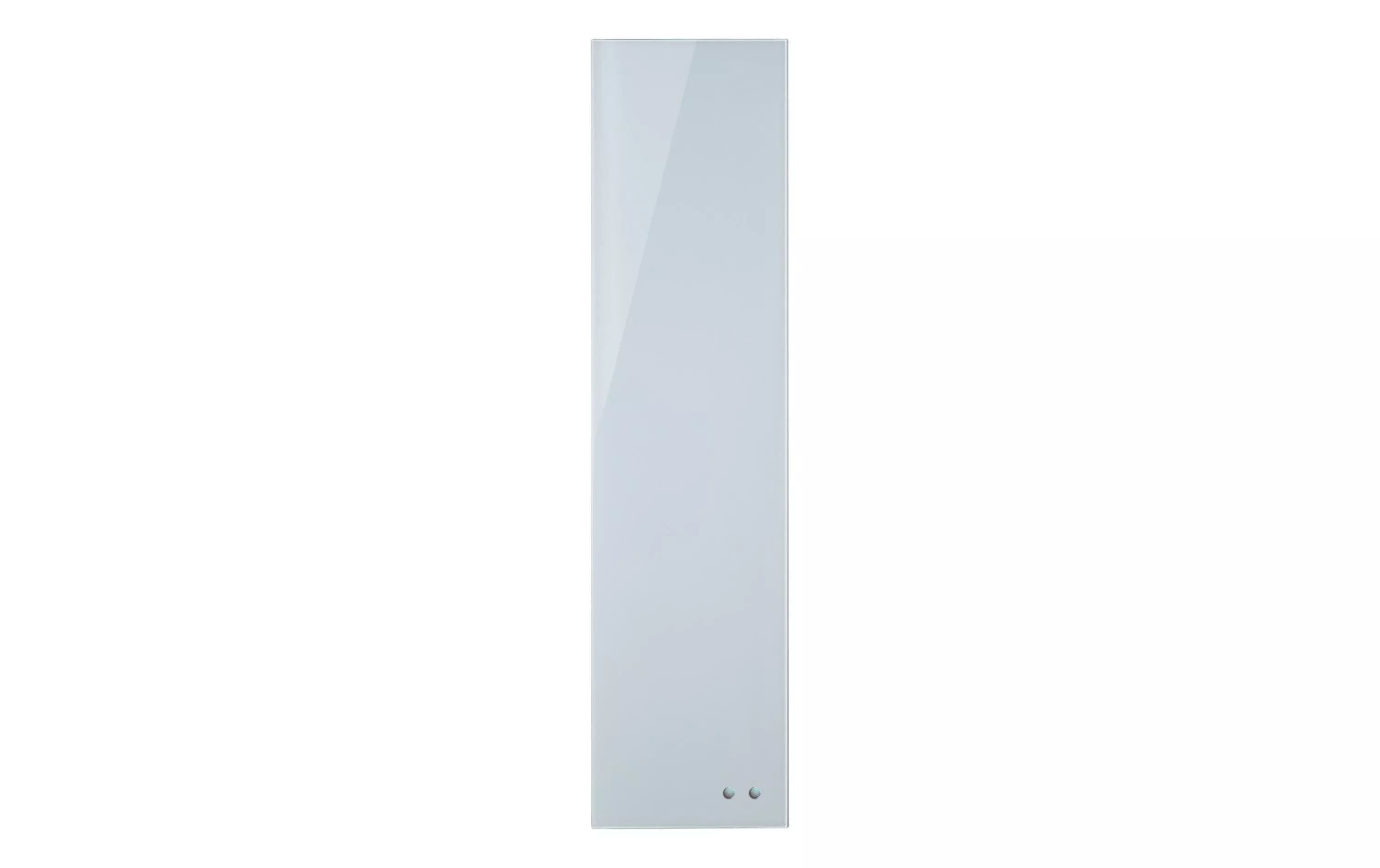 Tableau en verre magnétique 80 cm x 20 cm, Blanc