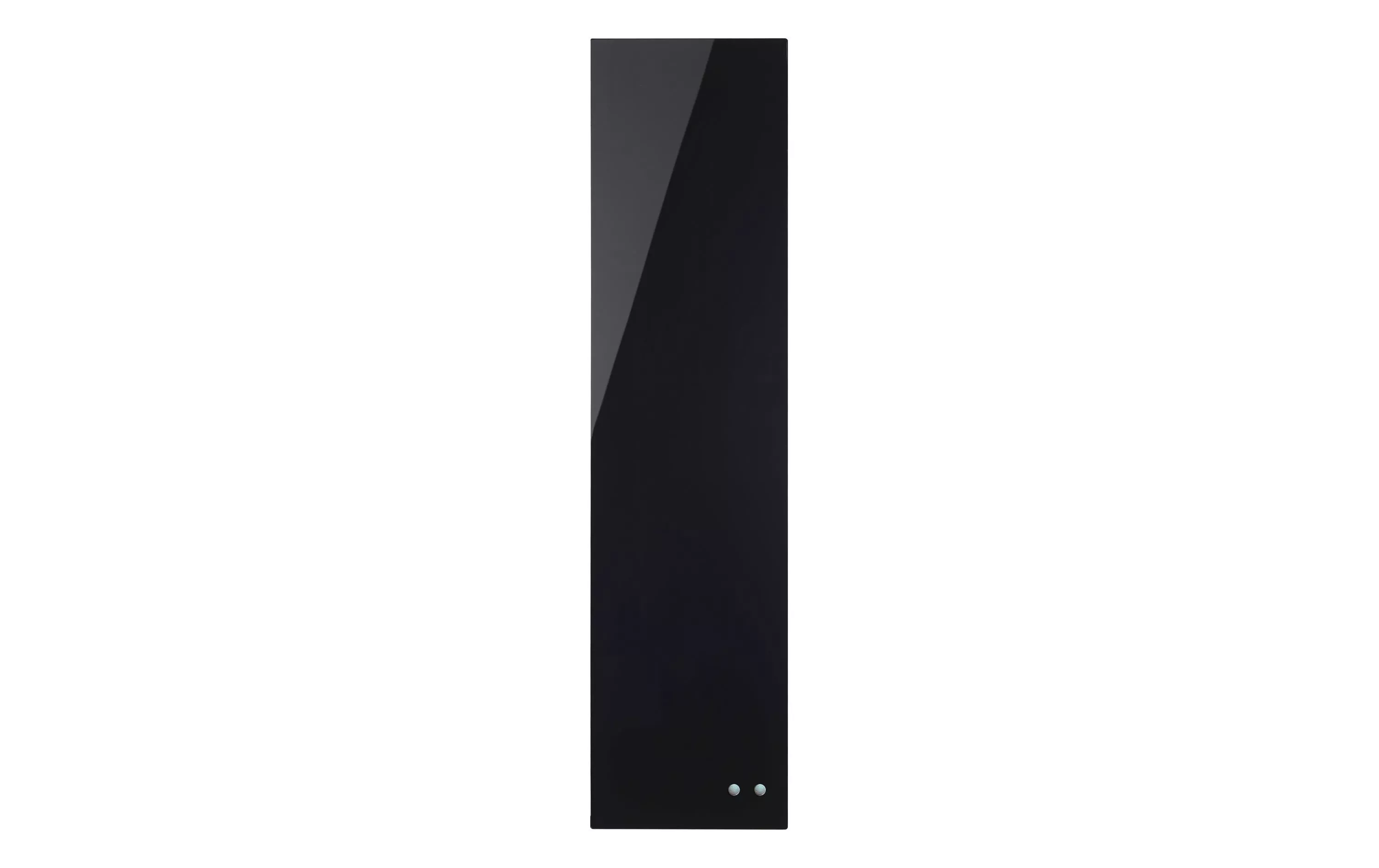 Magnethaftendes Glassboard 80 cm x 20 cm, Schwarz