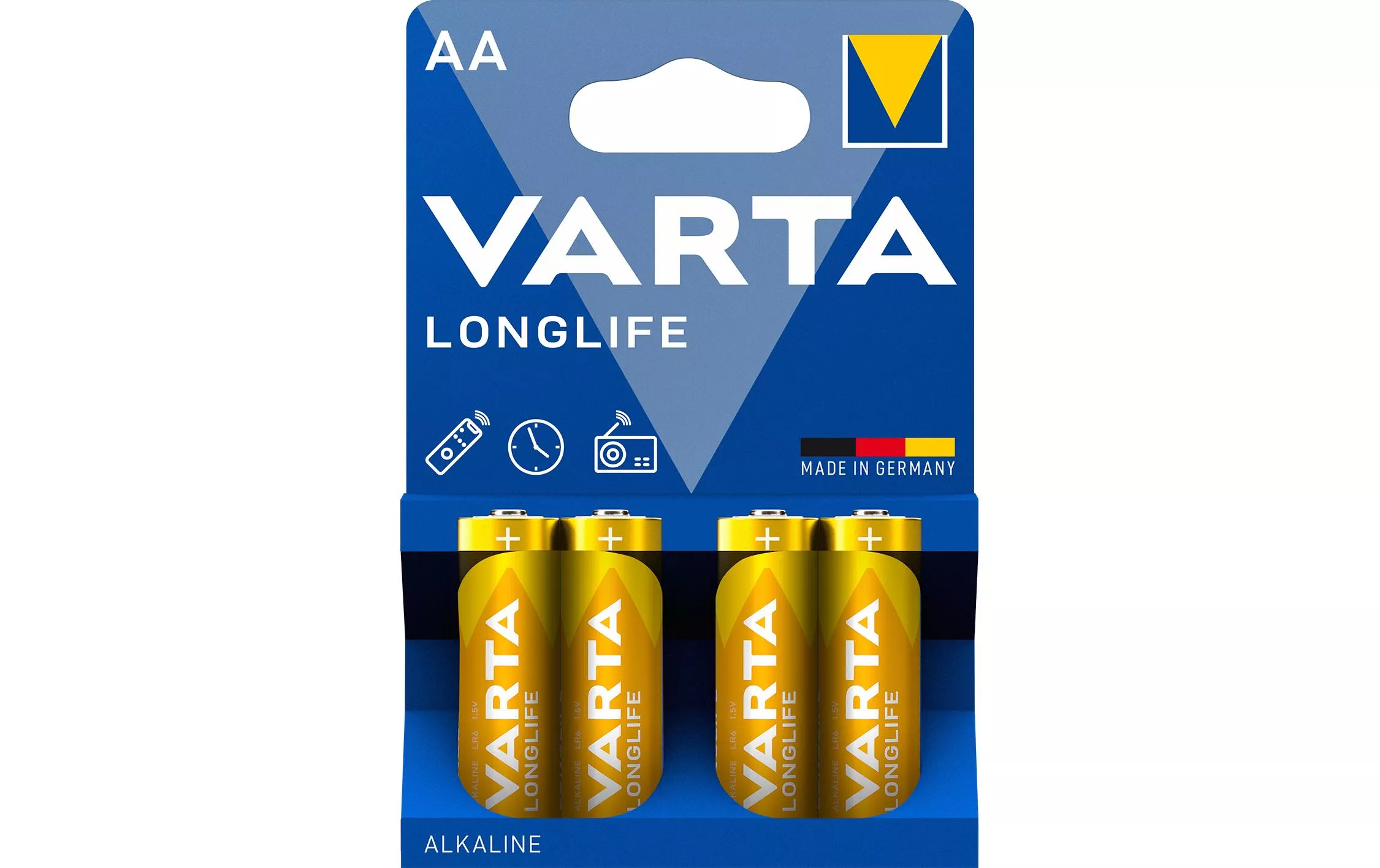 Batterie Longlife AA 4 Stück