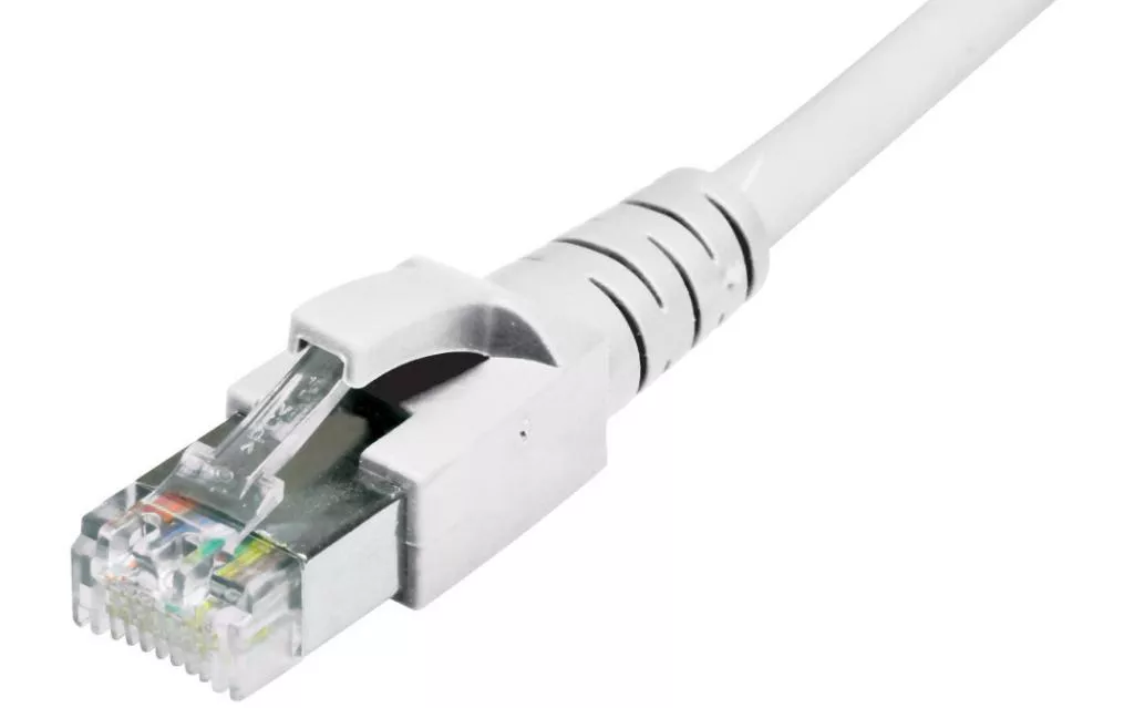 Câble patch  Cat 6A, S/FTP, 1 m, Blanc