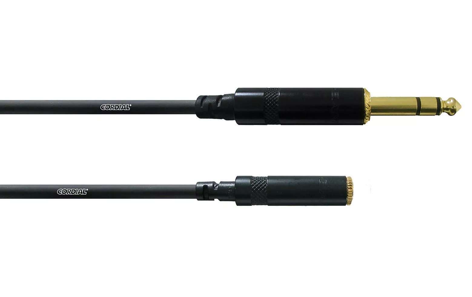 Câble audio jack 6.3 mm - jack 3.5 mm 0.15 m