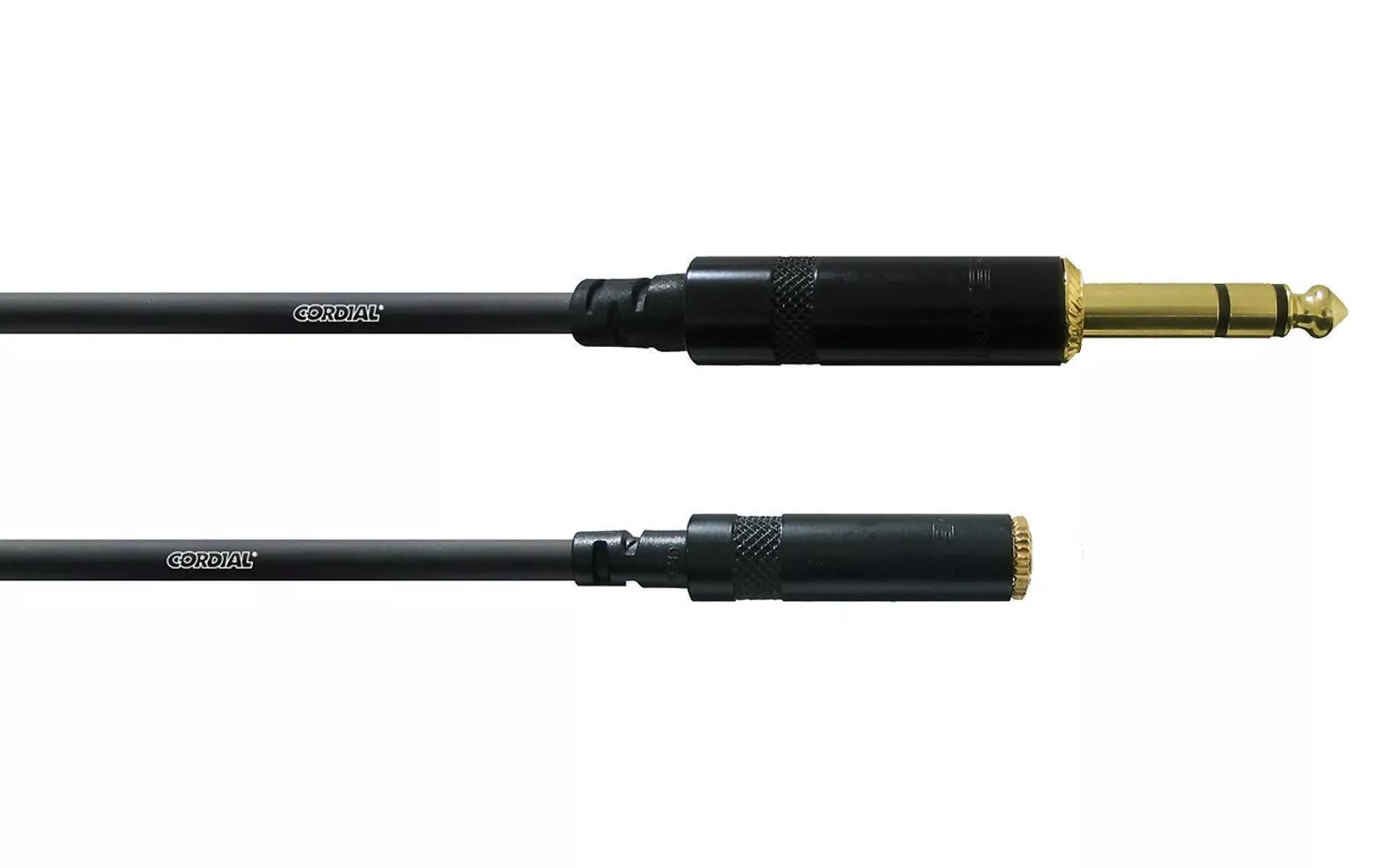 Audio-Kabel CFM 3 VY 6.3 mm Klinke - 3.5 mm Klinke 3 m