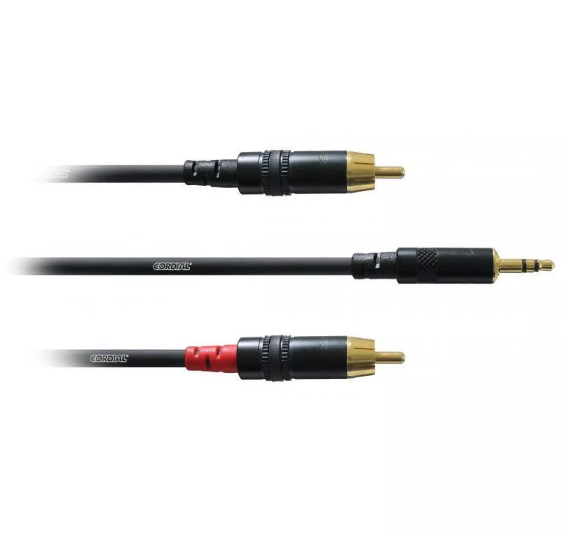 Câble audio CFY 0.9 WCC jack 3.5 mm - Cinch 0.9 m