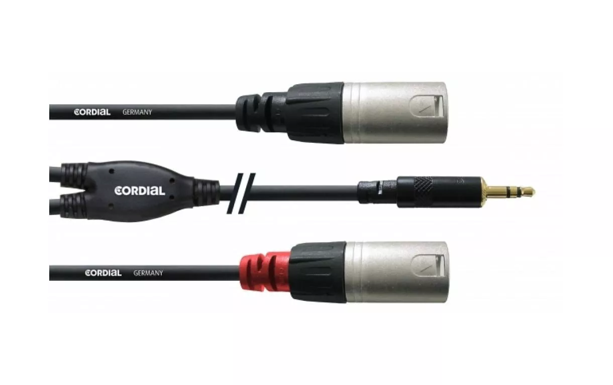 Audio-Kabel CFY 1.8 WMM 3.5 mm Klinke - XLR 1.8 m
