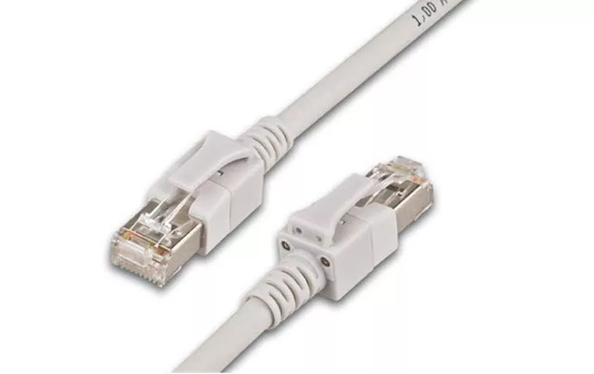 Câble patch RJ-45 - RJ-45, Cat 6A, S/FTP, 0.5 m, Gris