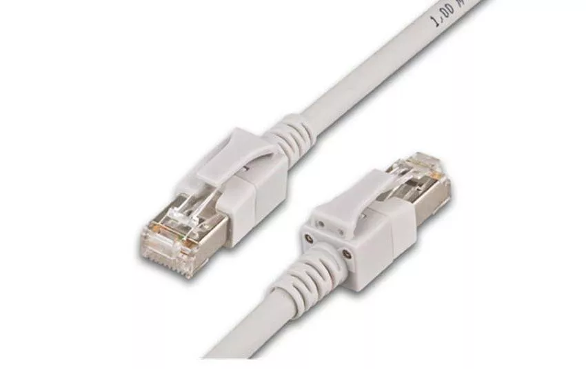 Câble patch RJ-45 - RJ-45, Cat 6A, S/FTP, 2 m, Gris