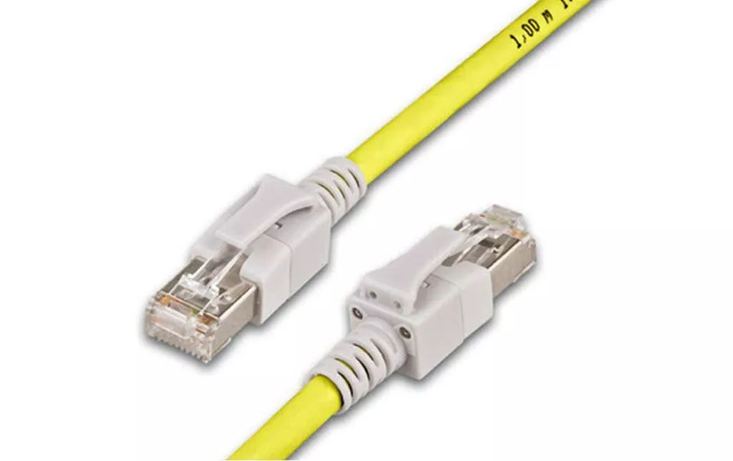 Câble patch RJ-45 - RJ-45, Cat 6A, S/FTP, 5 m, Jaune