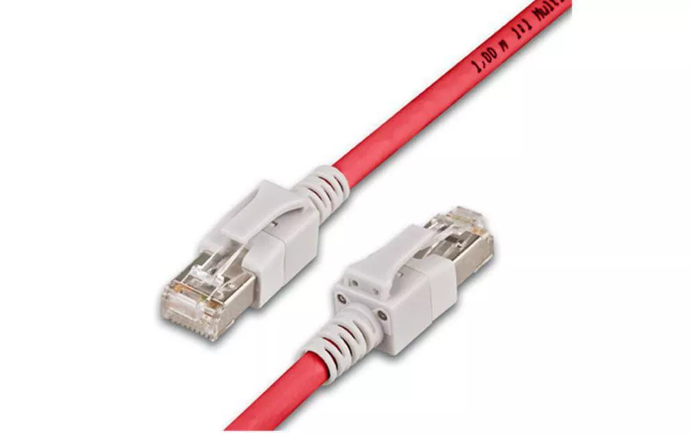 Câble patch RJ-45 - RJ-45, Cat 6A, S/FTP, 5 m, Rouge