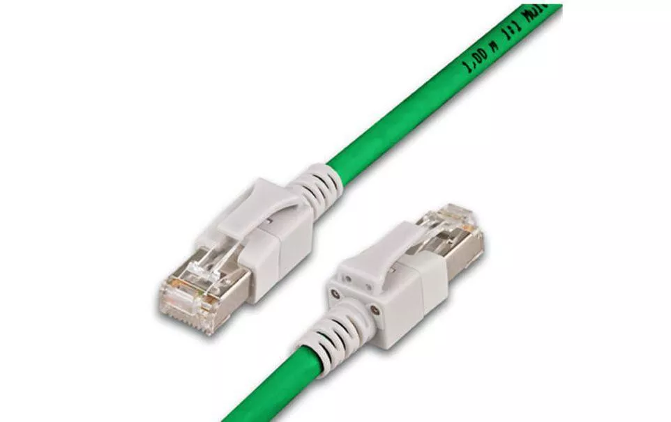 Câble patch RJ-45 - RJ-45, Cat 6A, S/FTP, 1 m, Vert