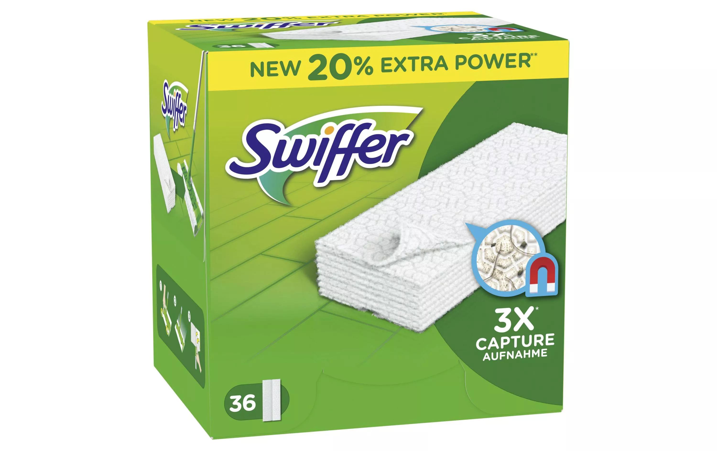 Lingettes pour sol Swiffer Sweeper - 36 recharges