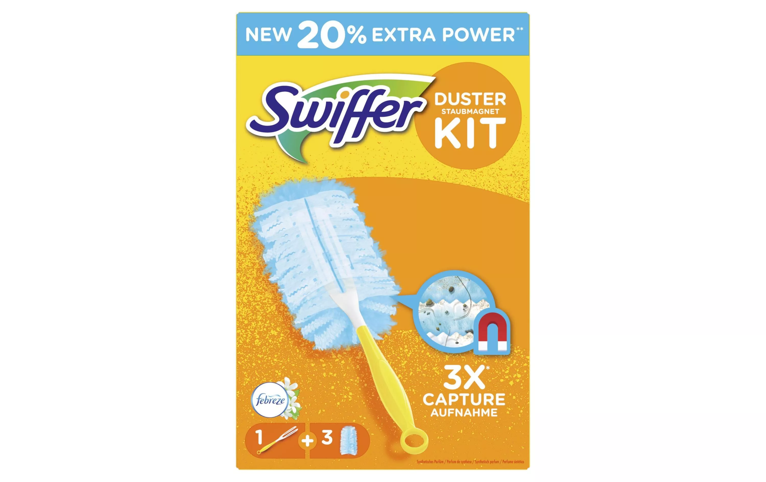 Swiffer Aimant à poussière Duster Kit avec 3 chiffons