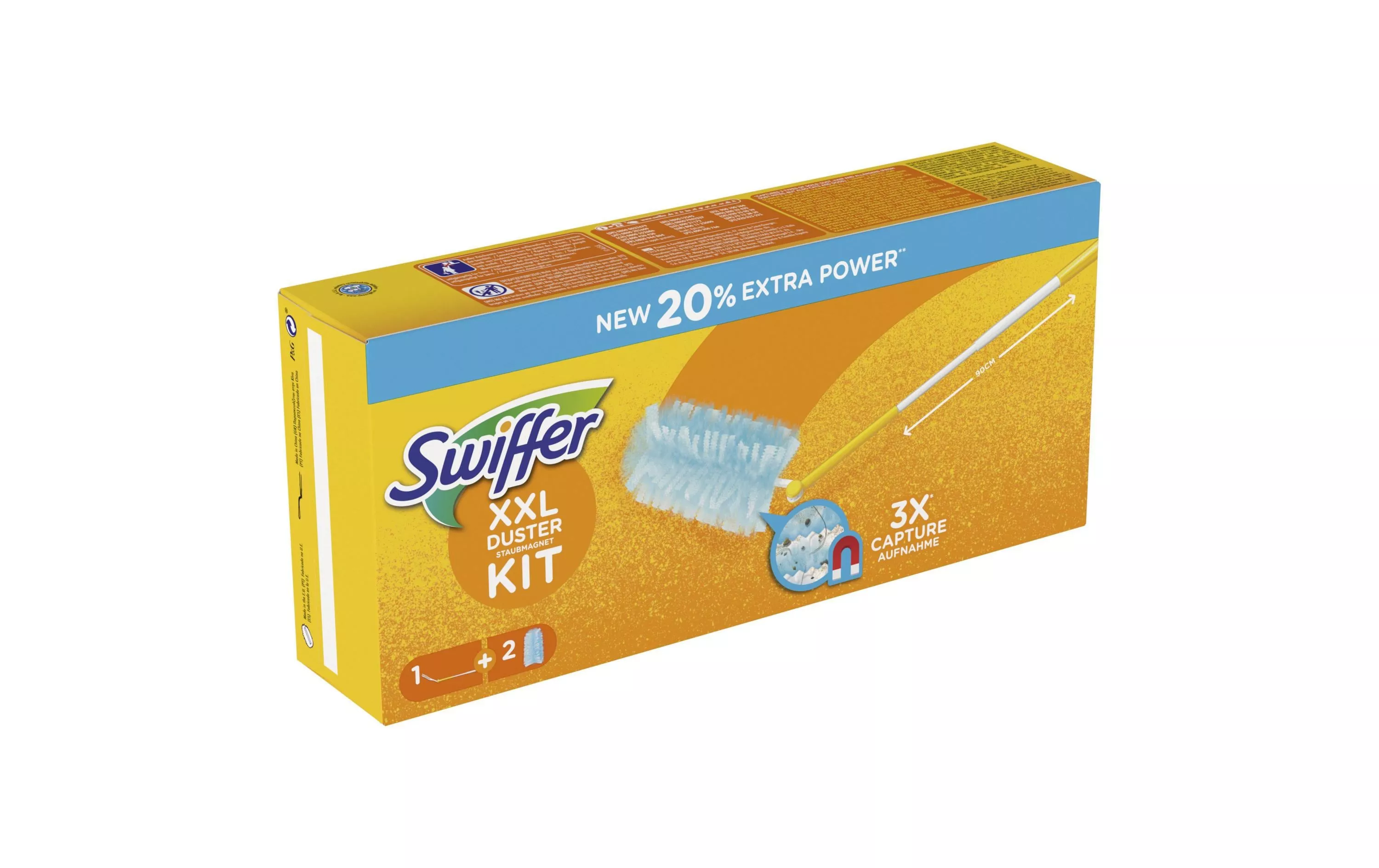 Set di partenza Swiffer per la polvere XXL (manico + 2 panni) - Detergente  per polveri