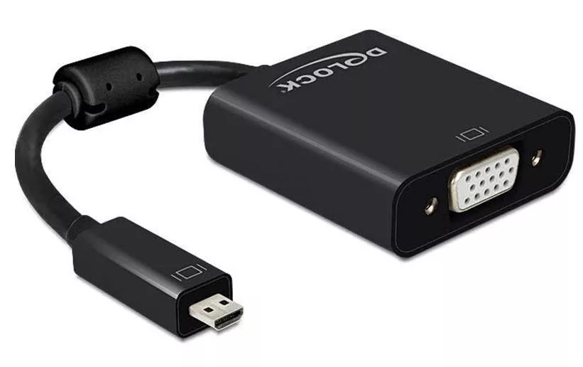 Adapterkabel Micro-HDMI \u2013 VGA mit Audio
