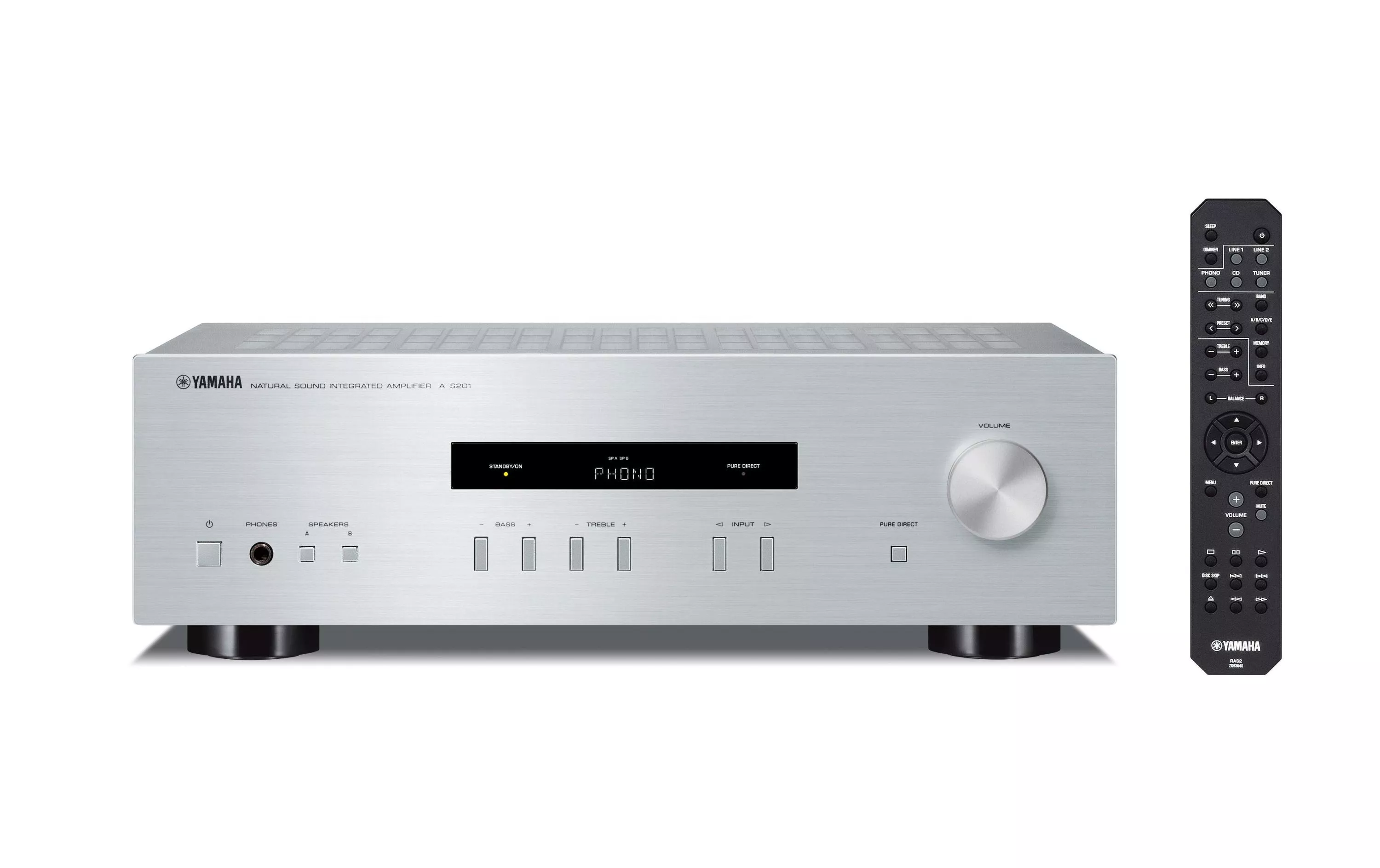Amplificatore stereo Yamaha A-S201 argento