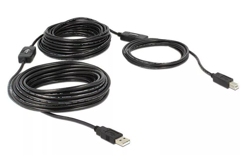 Câble USB 2.0  USB A - USB B 20 m