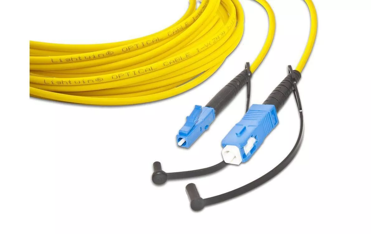 Câble patch à fibre optique LC-SC, Singlemode, Simplex, 1m