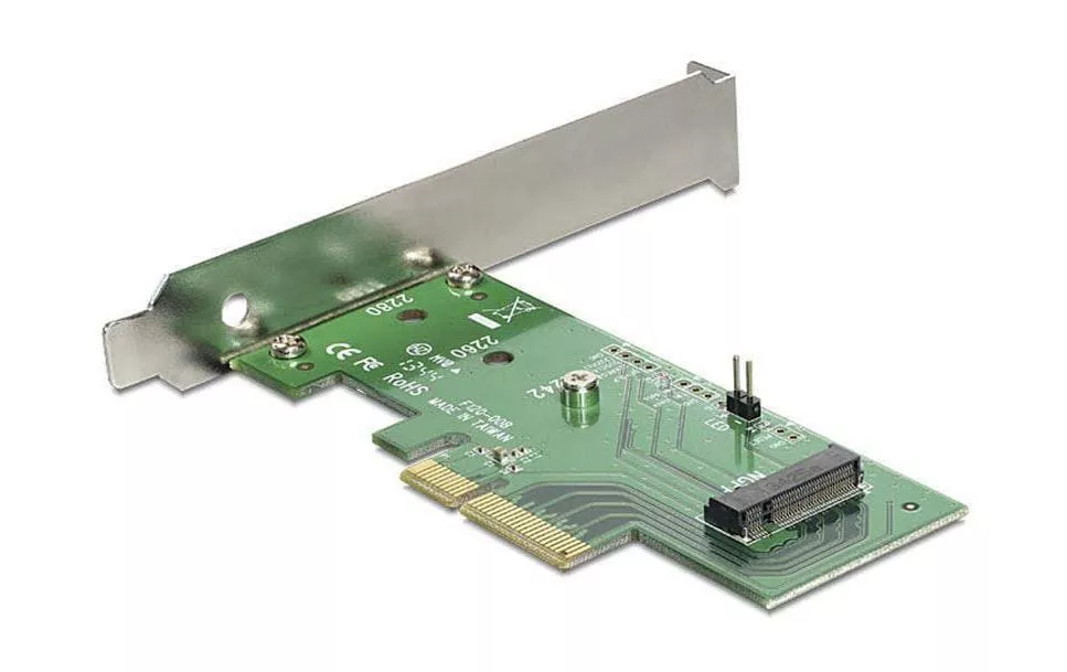 Host Bus Adapter Controller PCI-Ex4 - M.2 NVME, 1Port