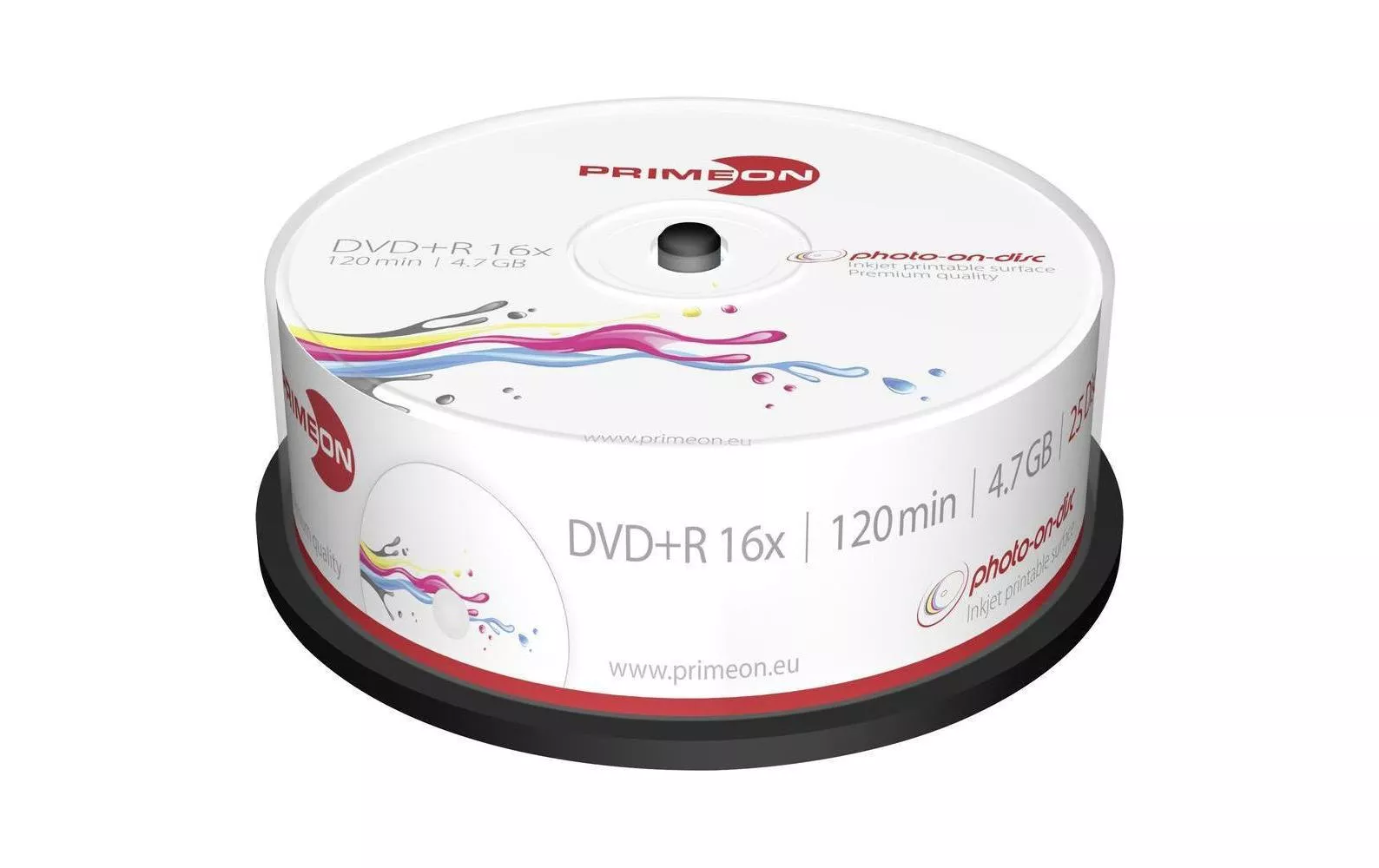 DVD+R 4.7 GB, fuso (25 pezzi)