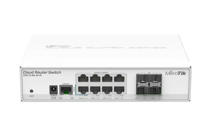 Switch CRS112-8G-4S-IN 12 Port