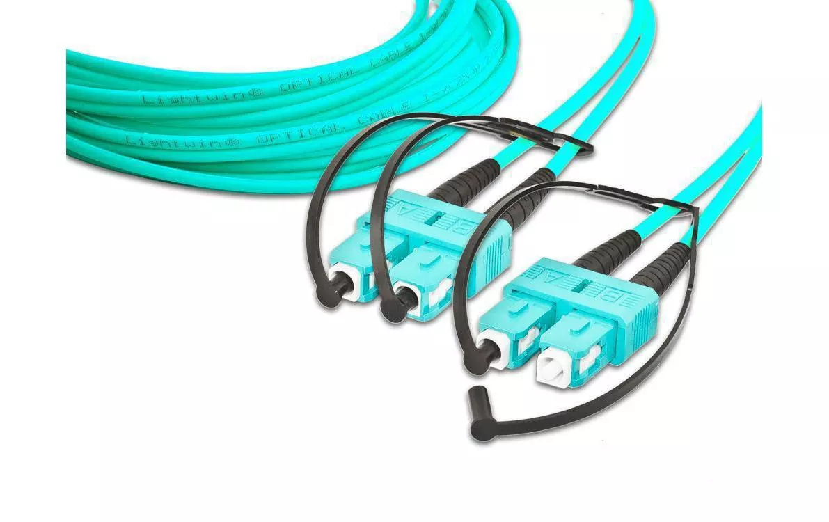 Câble patch à fibre optique SC-SC, Multimode, OM3, 2m