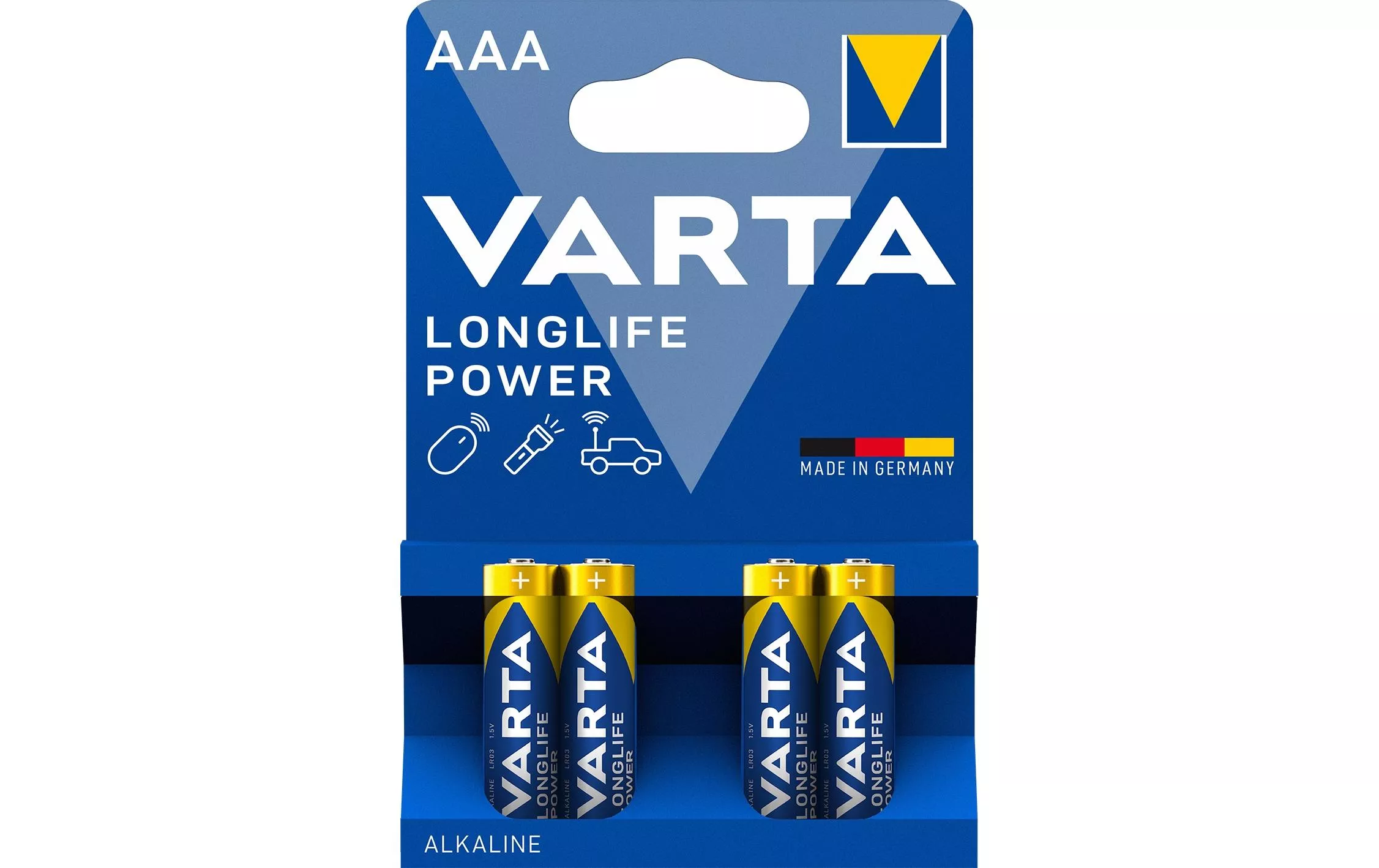 Batterie Longlife Power AAA 4 Stück