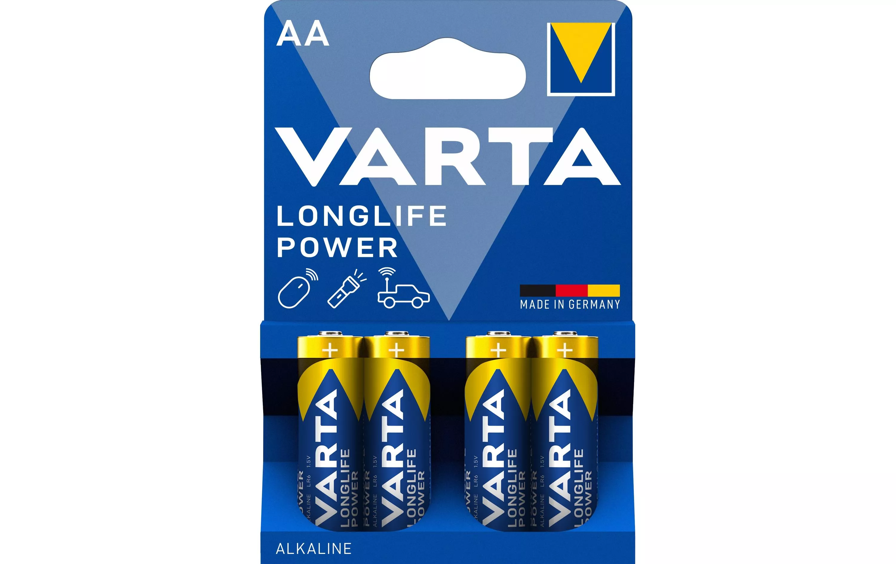 Batteria Varta Longlife Power AA 4 pezzi