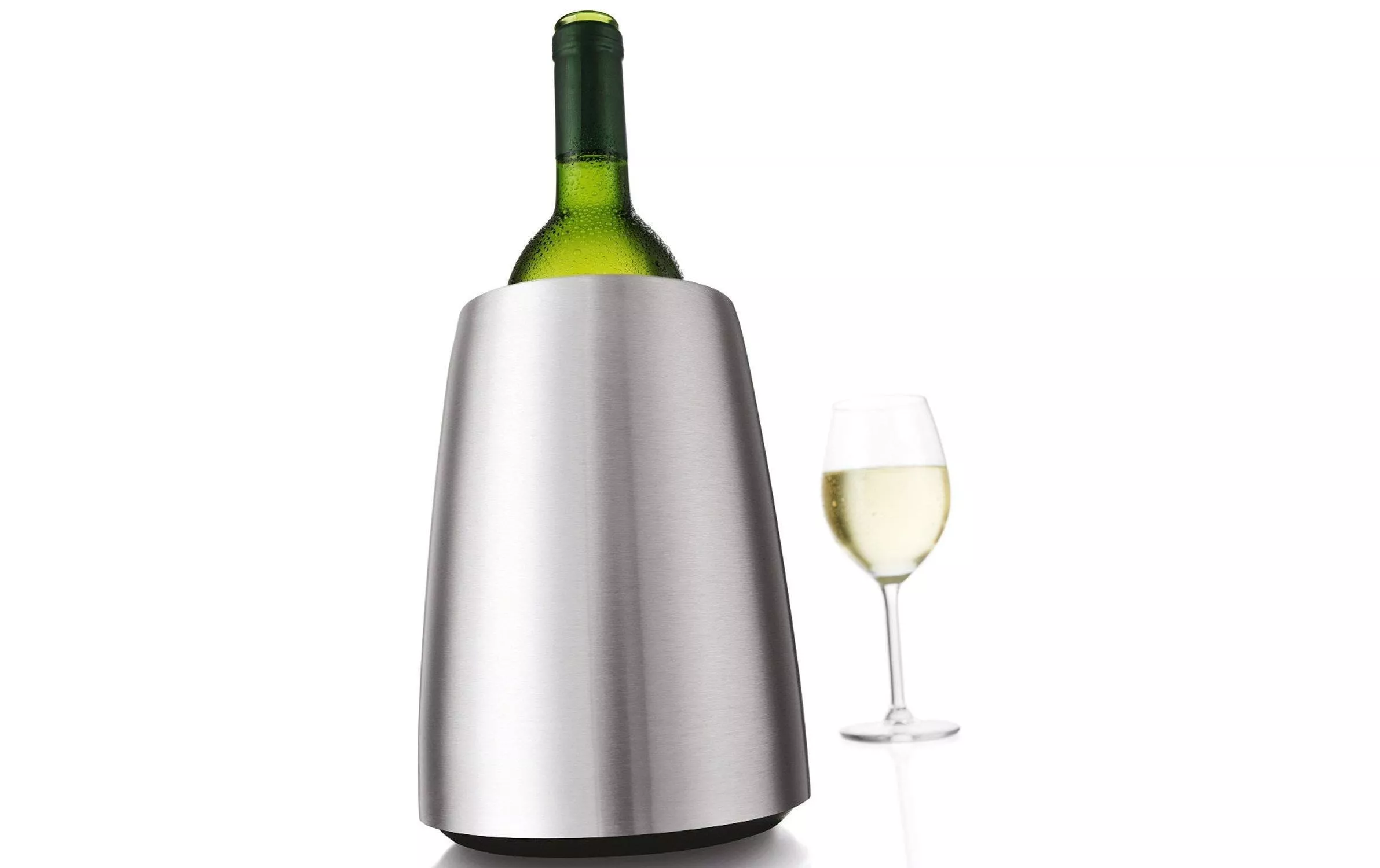 Wine Cooler elegante argento