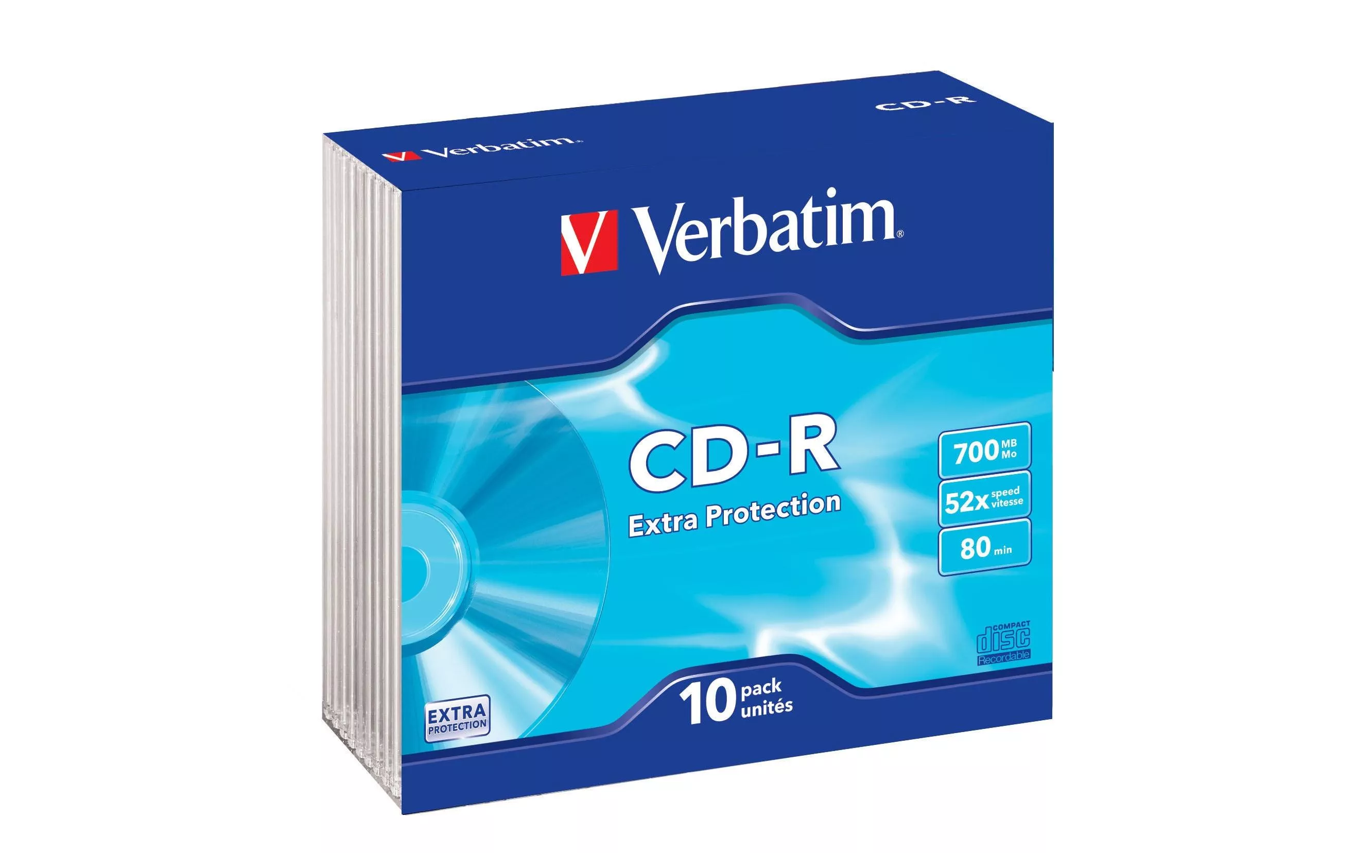 CD-R 0.7 GB, Slimcase (10 pezzi)
