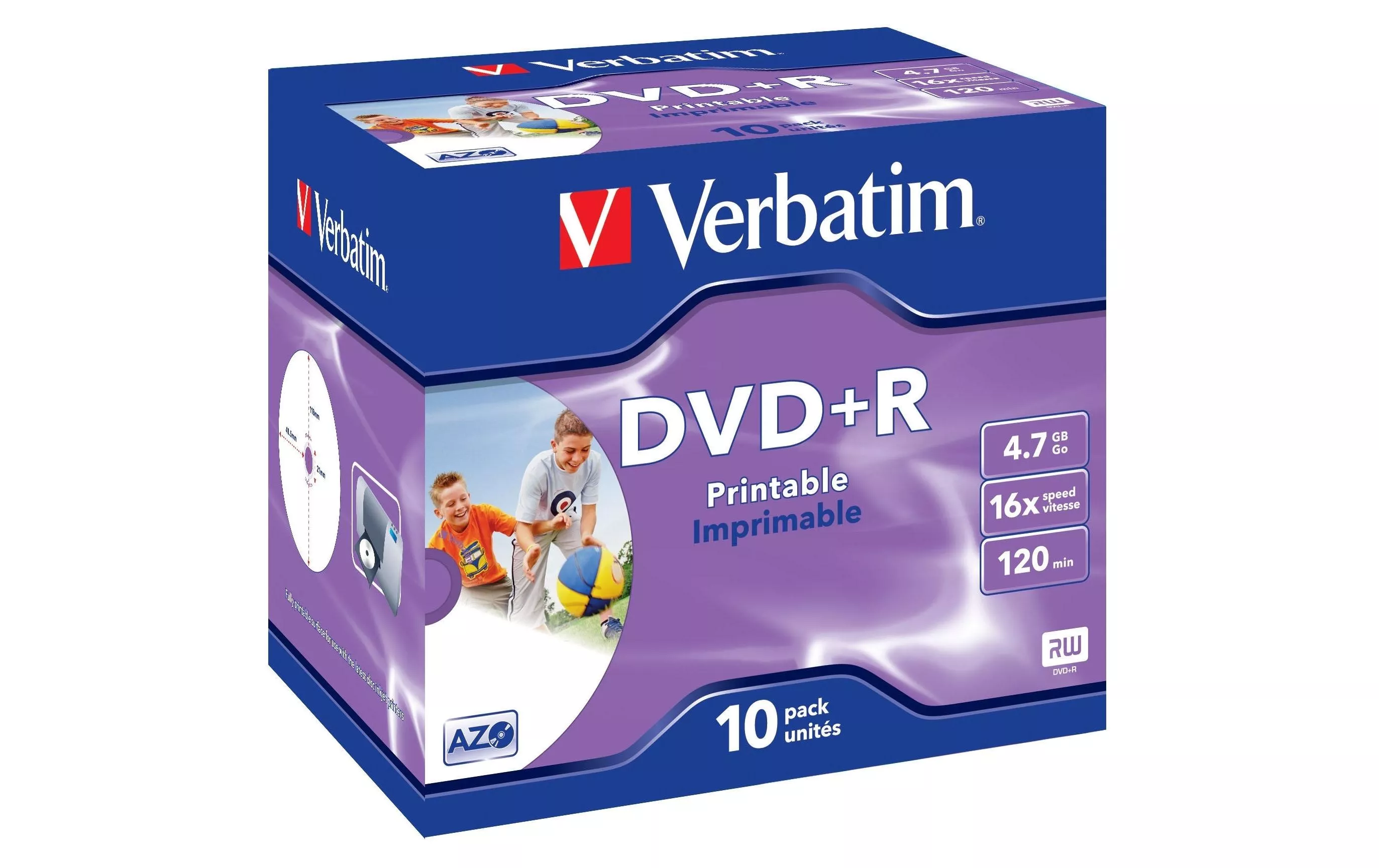 DVD+R 4.7 GB, Jewelcase (10 Stück)