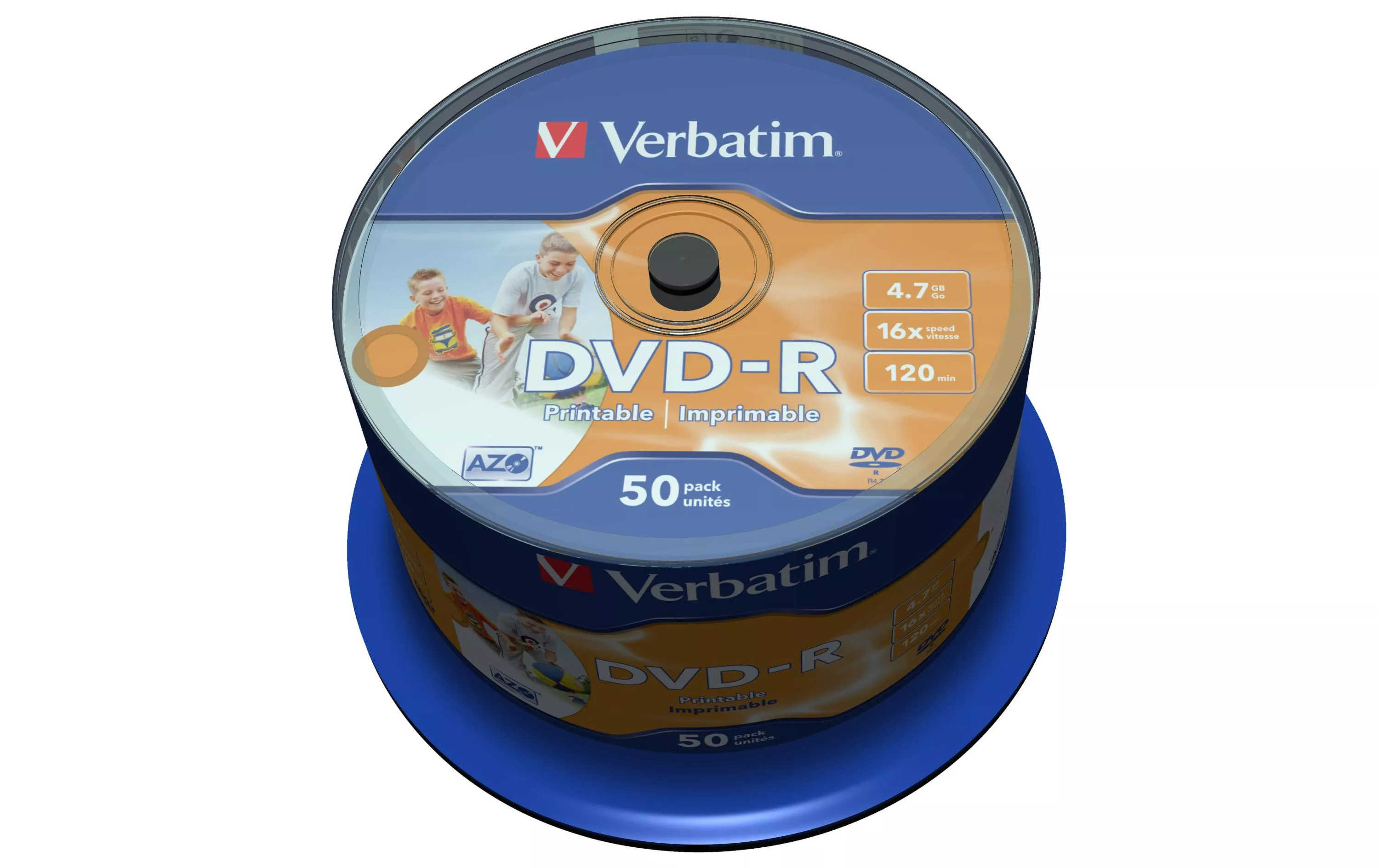 DVD-R 4,7 GB, fuso (50 pezzi)