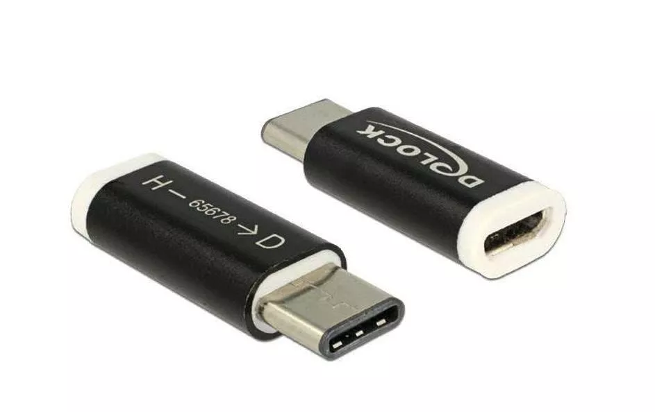 Adattatore Delock USB 2.0 USB MicroB femmina - USB-C maschio