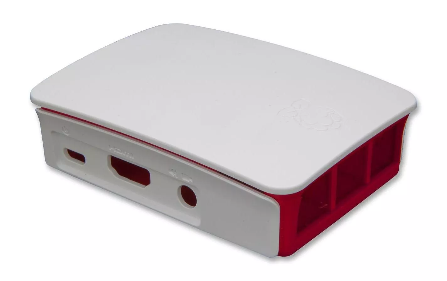 Custodia Raspberry Pi per Raspberry Pi 3 tipo B rosso/bianco