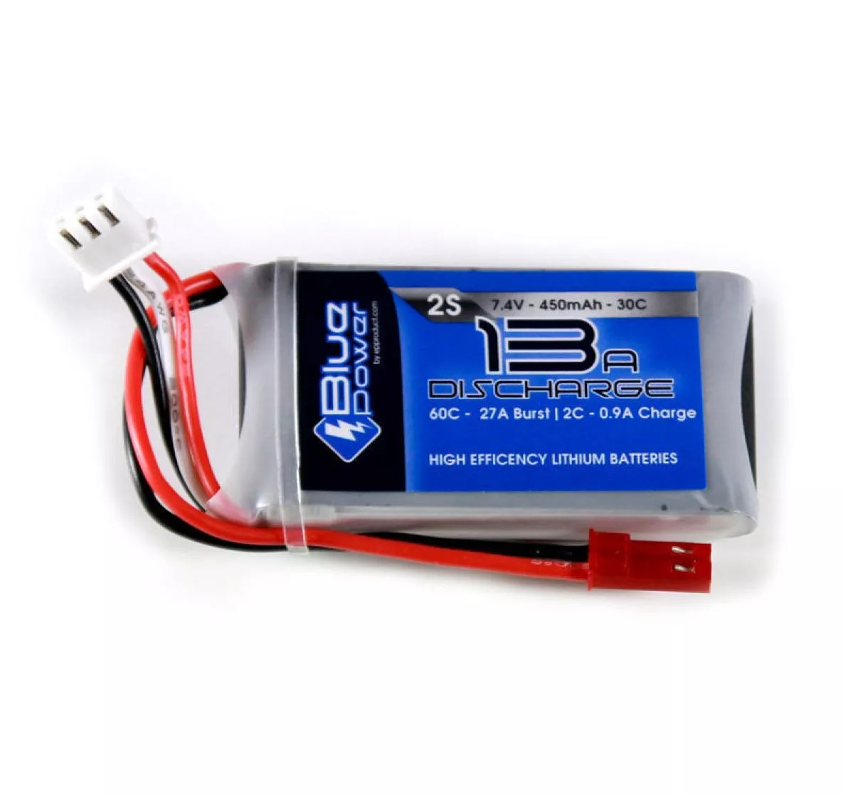 Batterie RC LiPo 450 mAh 7,4 V 30C BluePower