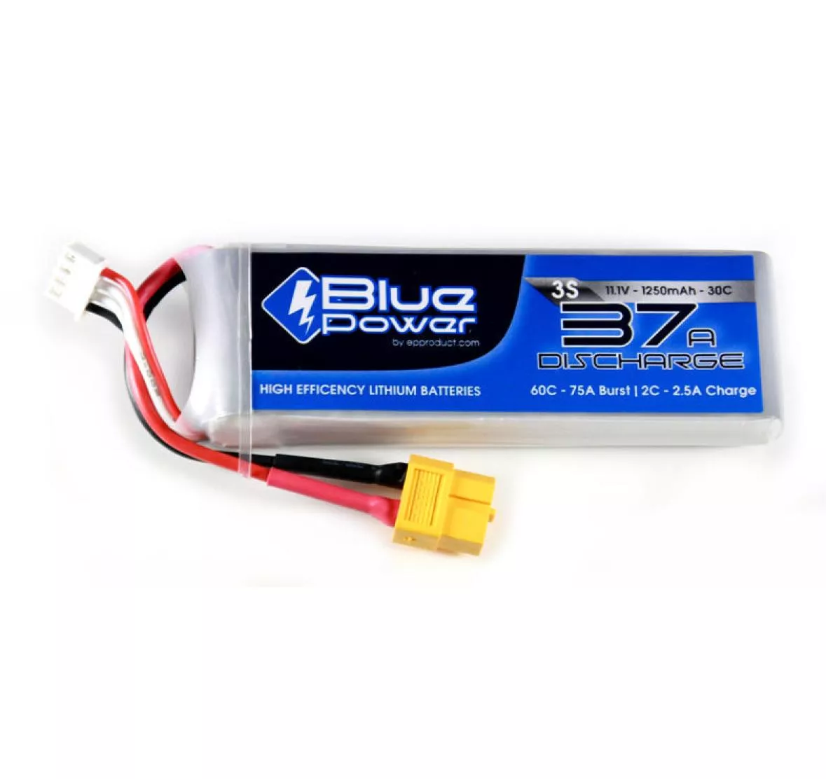Batterie RC LiPo 1250 mAh 11,1 V 30C BluePower