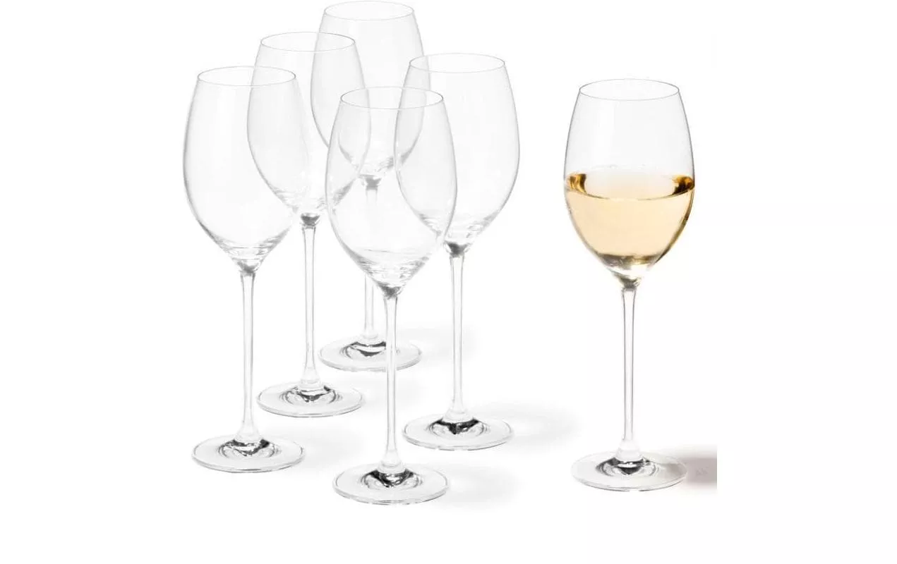 Bicchiere da vino bianco Leonardo Cheers 400 ml, 6 pezzi, trasparente