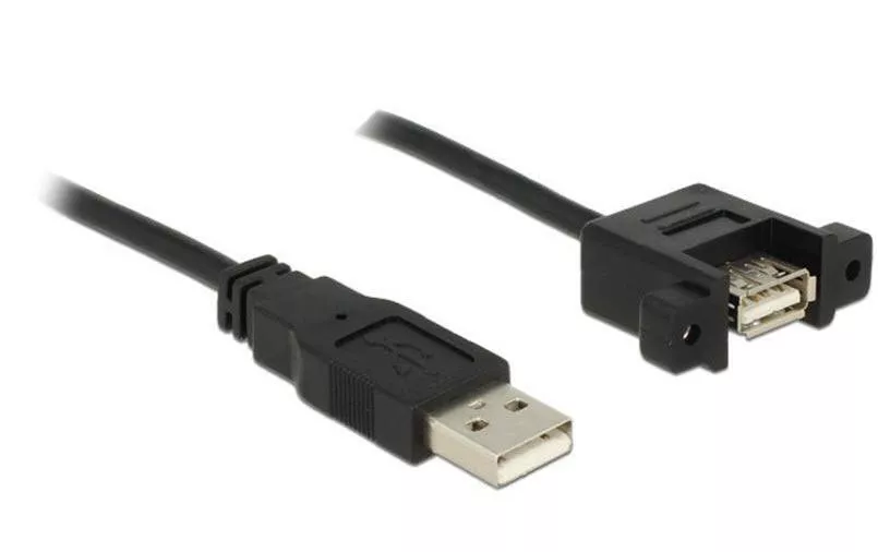 USB 2.0-Einbaukabel  USB A - USB A 1 m