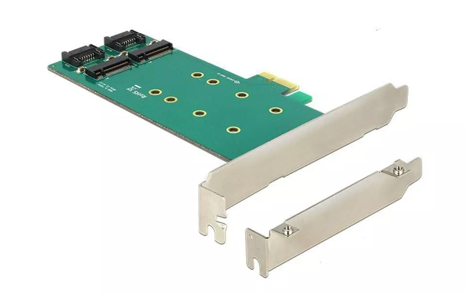 Host Bus Adapter Controller PCI-ex4 - M.2, 2Port