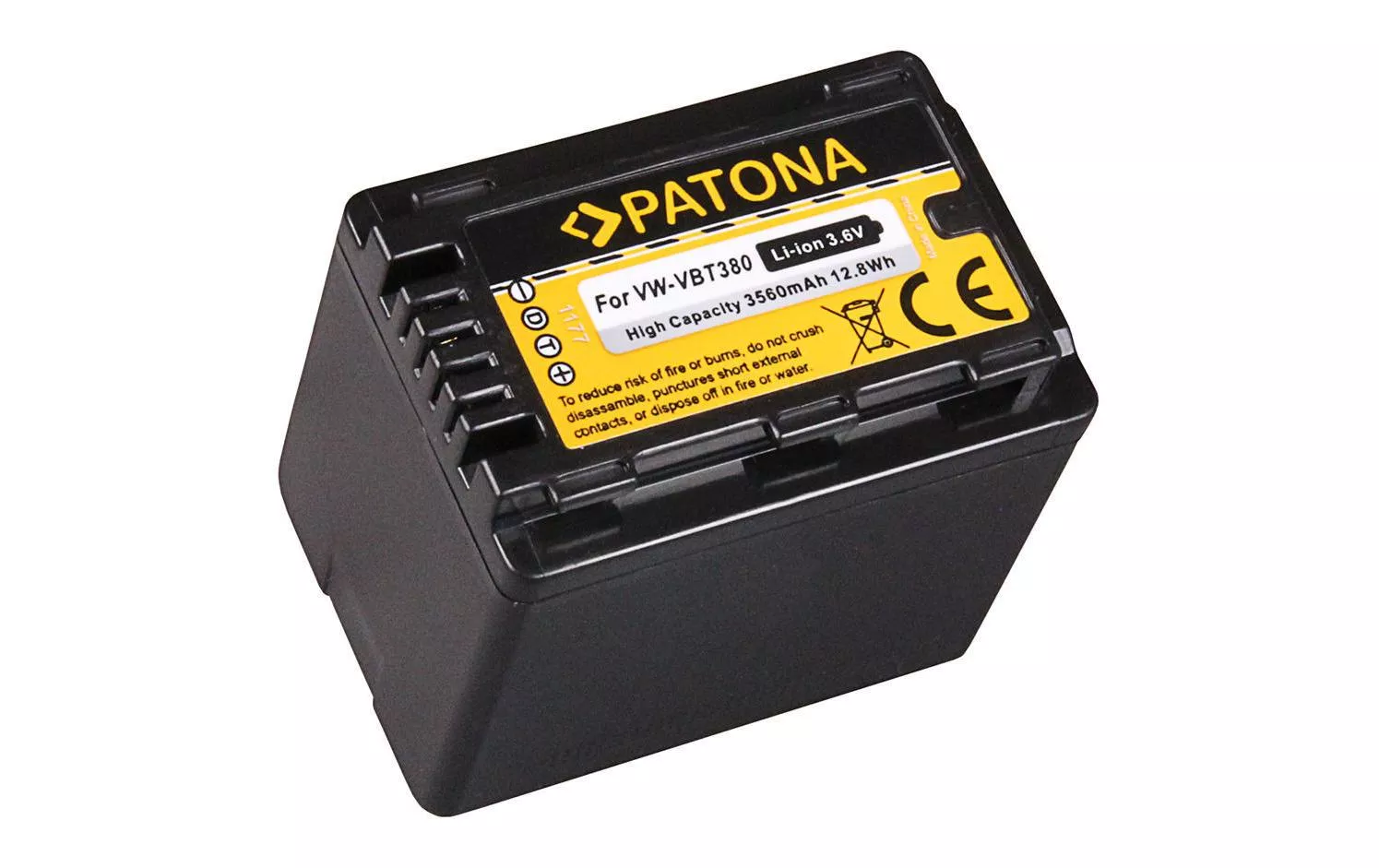 Batteria della macchina fotografica digitale Patona VBT380