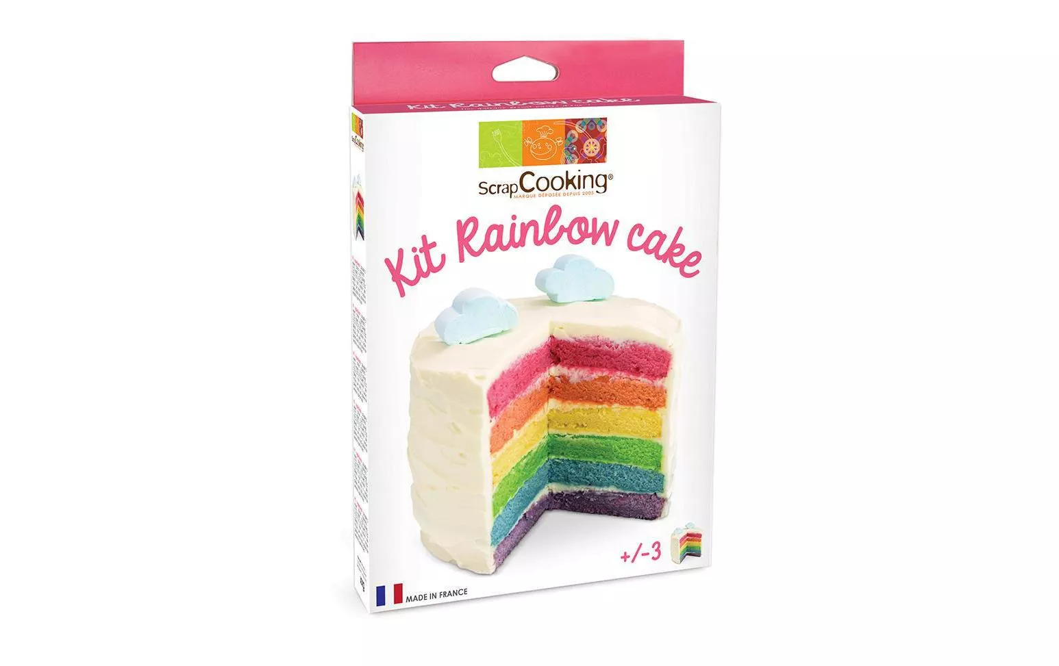 Kits de colorants alimentaires Arc-en-ciel Cake 4 pièces