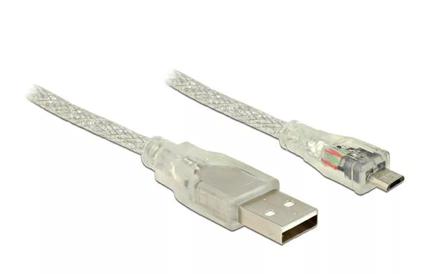 Câble USB 2.0  USB A - Micro-USB B 0.5 m