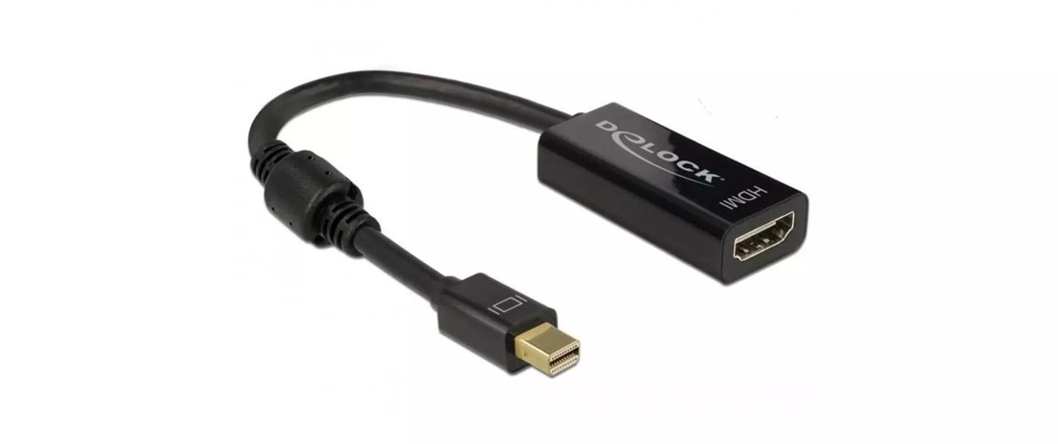 Adapter Mini-Displayport \u2013 HDMI passiv, 4K, schwarz