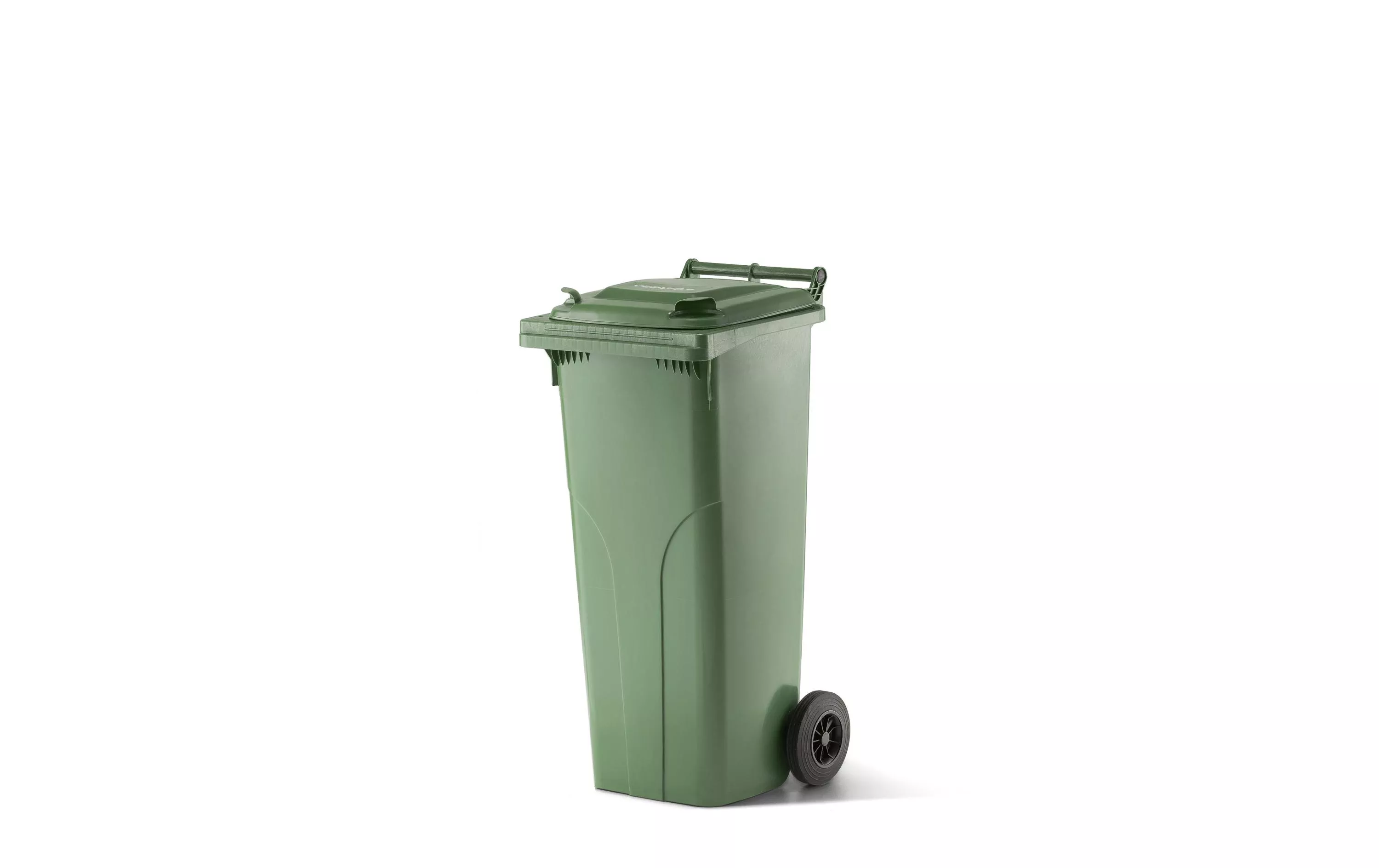 Contenitore di plastica con coperchio 140 l, verde