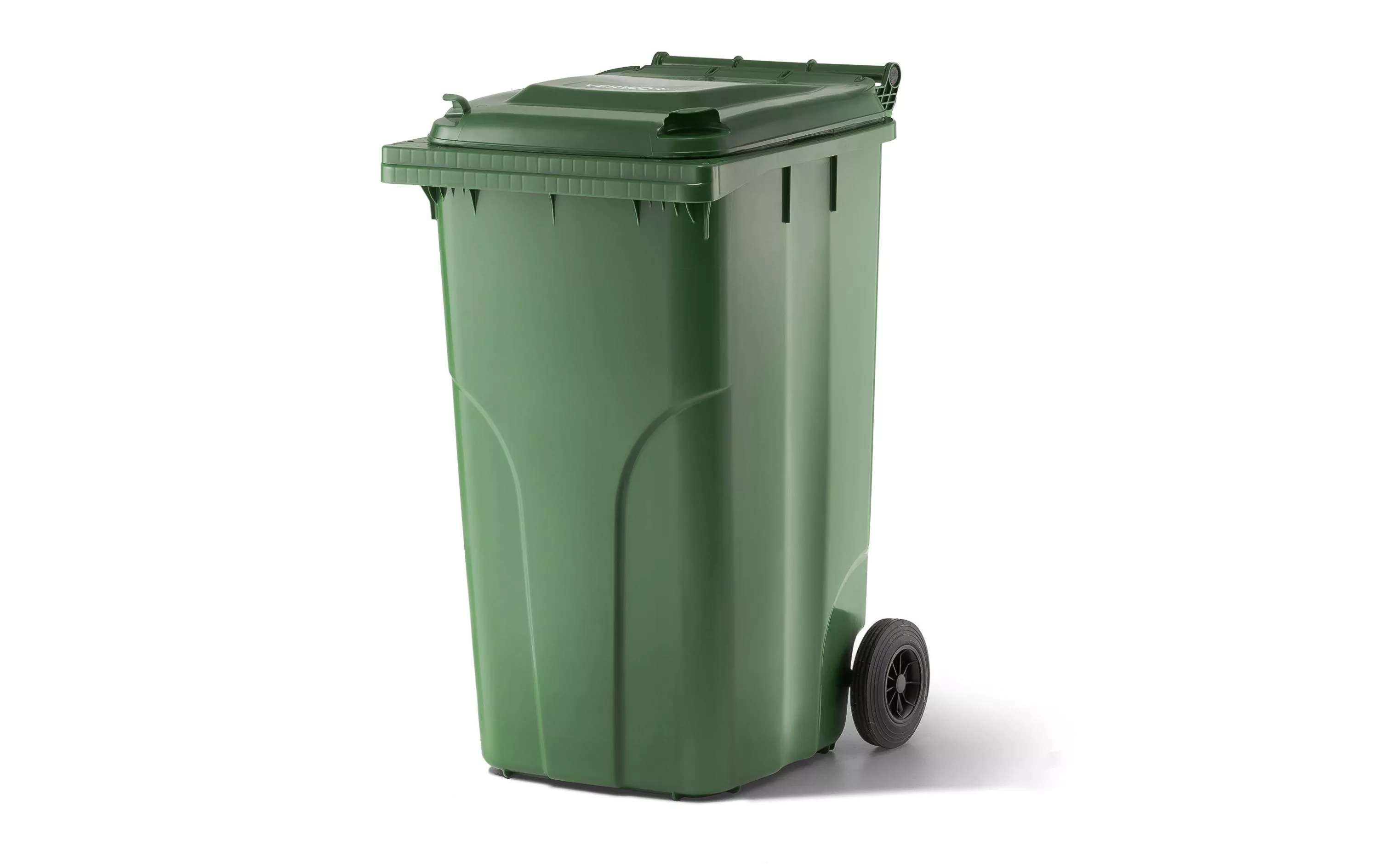 Kunststoffcontainer mit Deckel 240 l, Grün
