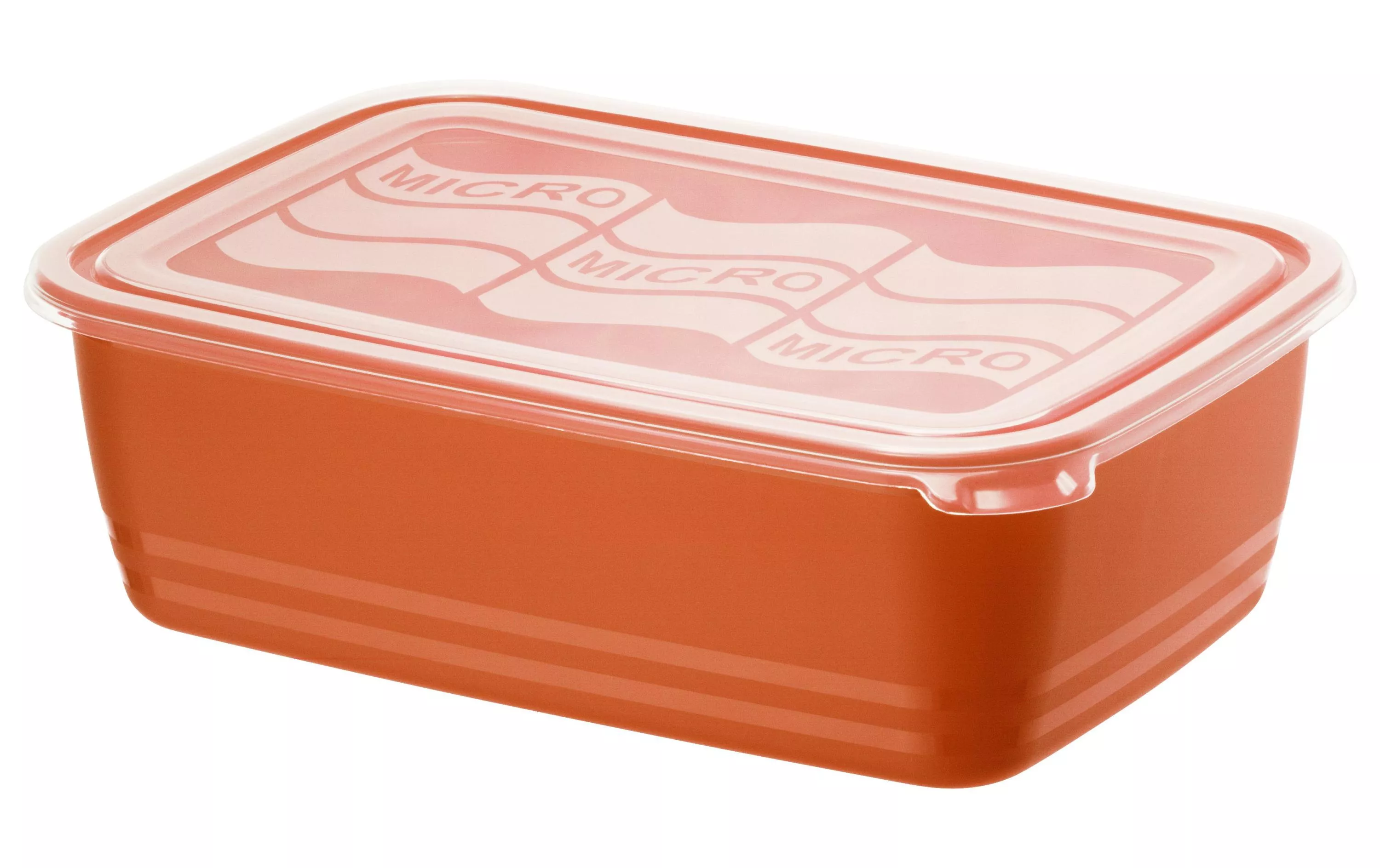 Microwave Tin Eco 3.7 litri, Rosso Papaya