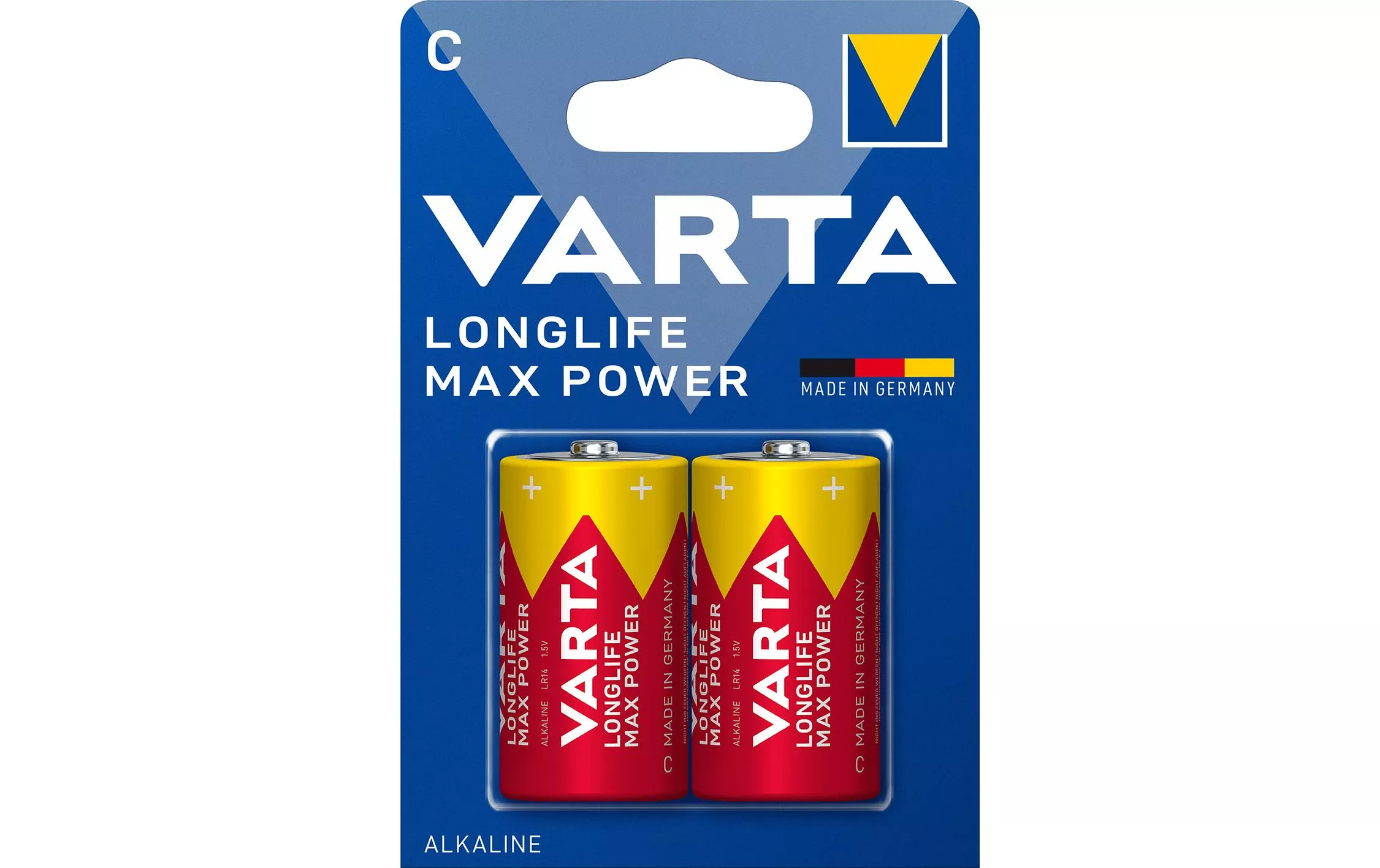 Batterie Longlife Max Power C 2 Stück