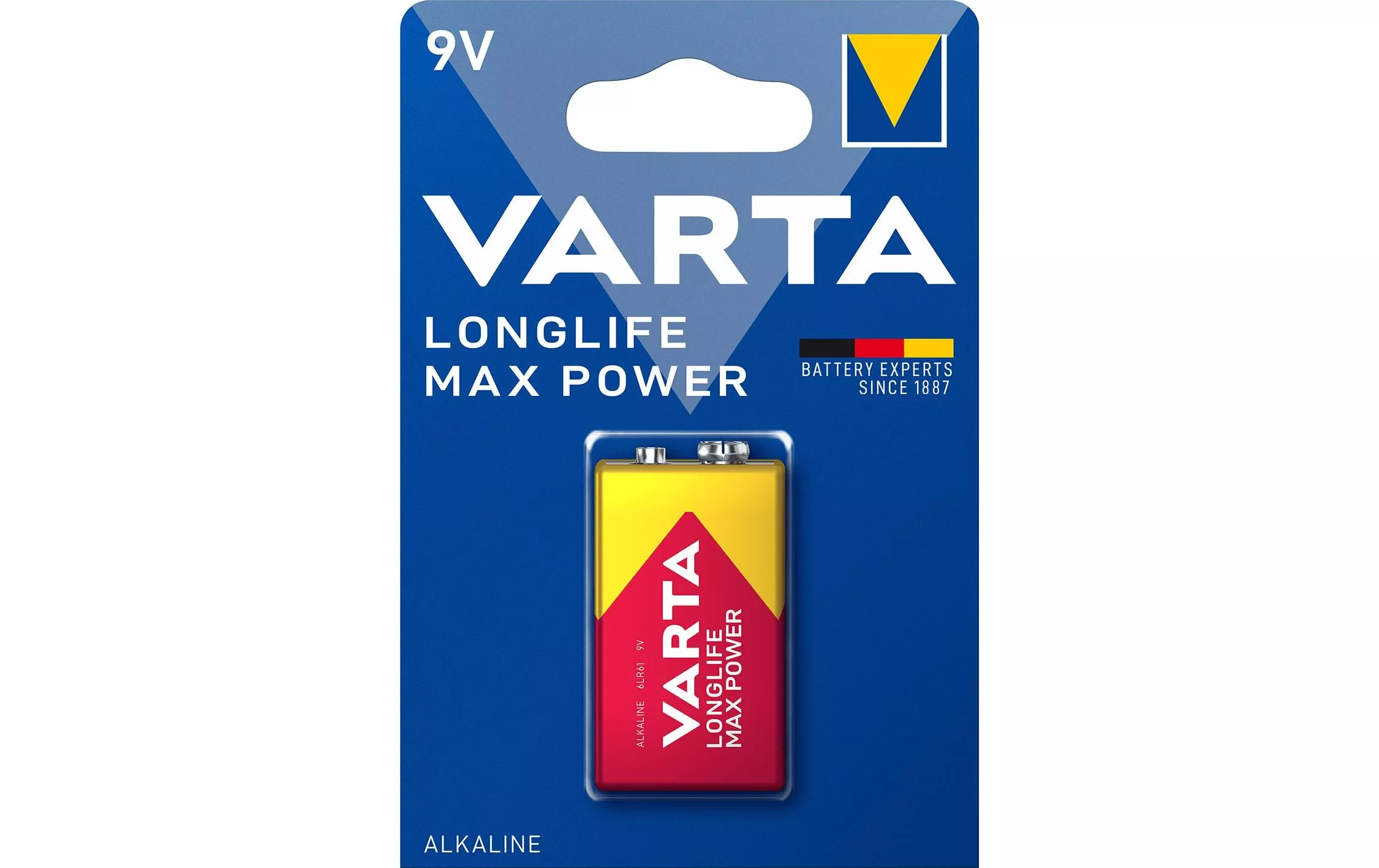 Batterie Longlife Max Power 9 V 1 Stück