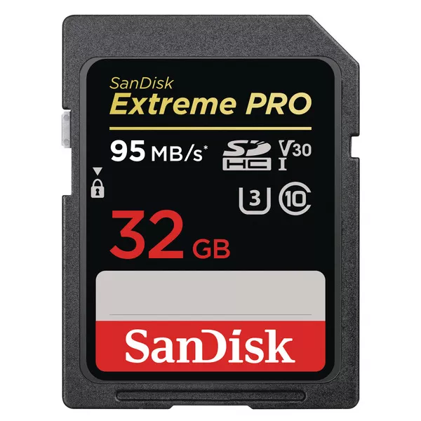 Extreme Pro SDHC 32GB - 95MB/s, U3, UHS-I